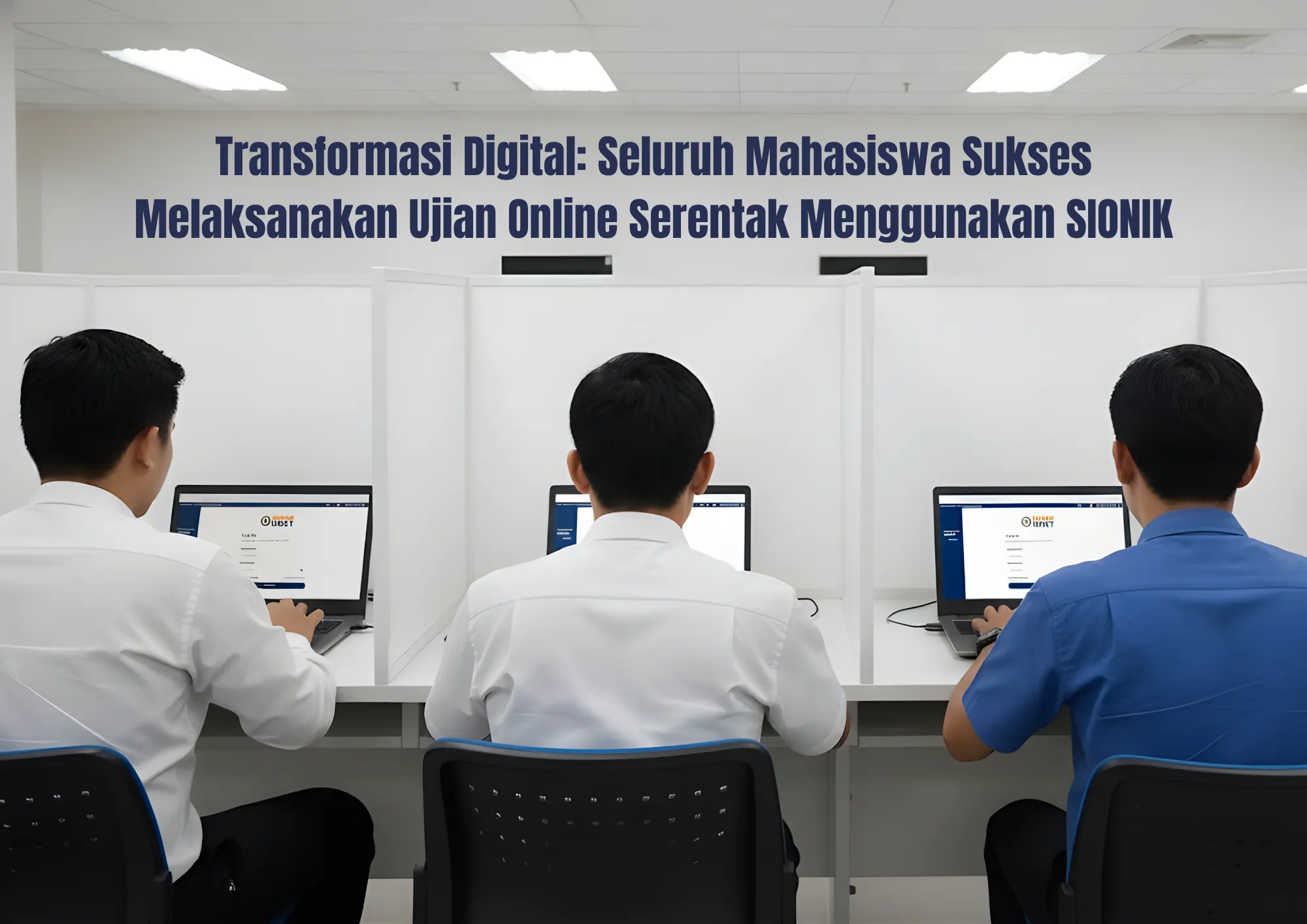 TINGKATKAN INTEGRITAS AKADEMIK! UMKT Luncurkan SIONIK, Aplikasi Khusus Ujian Online