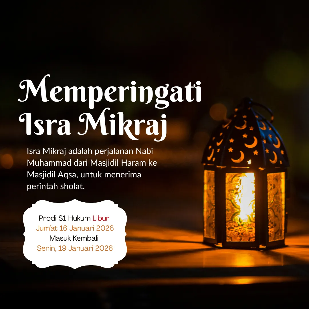 Hari Libur Jum'at, 16 Januari 2026 (Memperingati Isra Mikraj)