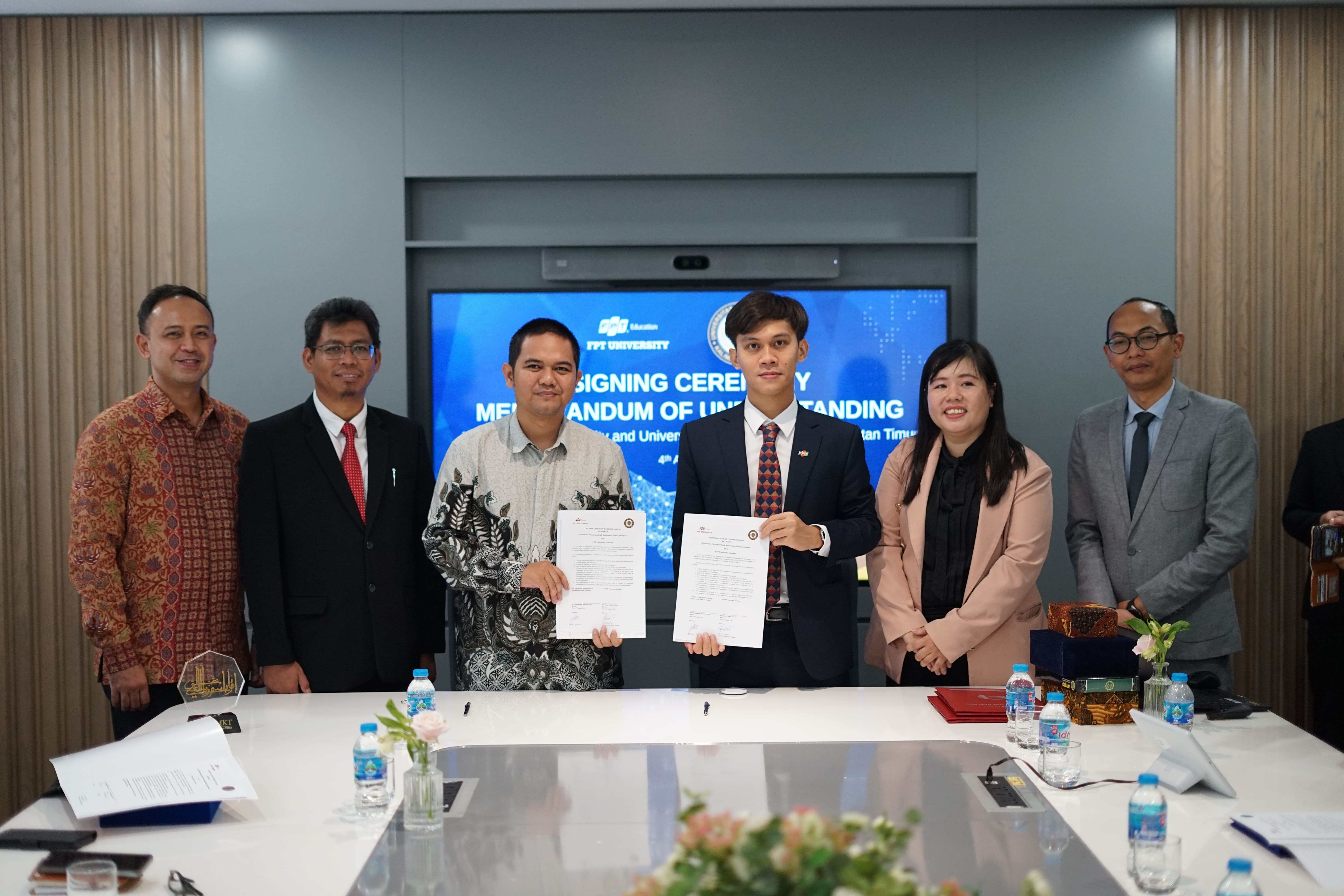 UMKT dan FPT University Jalin Kerja Sama Internasional Melalui Pendatangan MoU