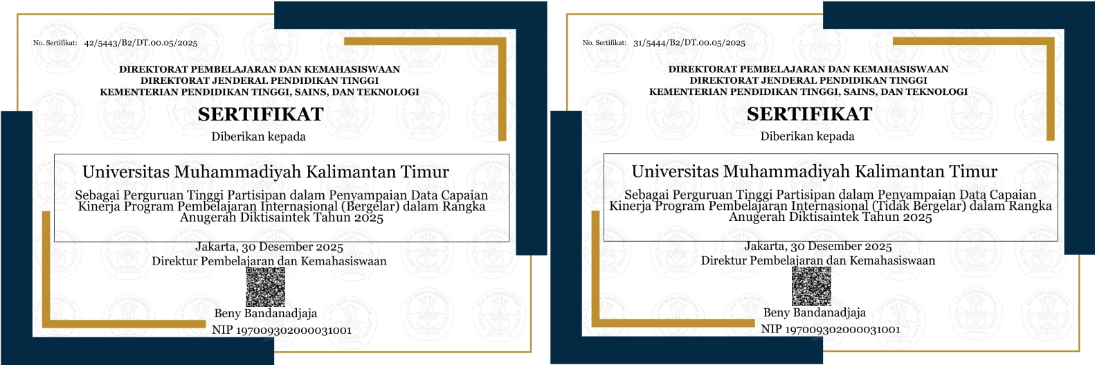 Kontribusi KKUI UMKT dalam Pelaporan Program Pembelajaran Internasional Tahun 2025