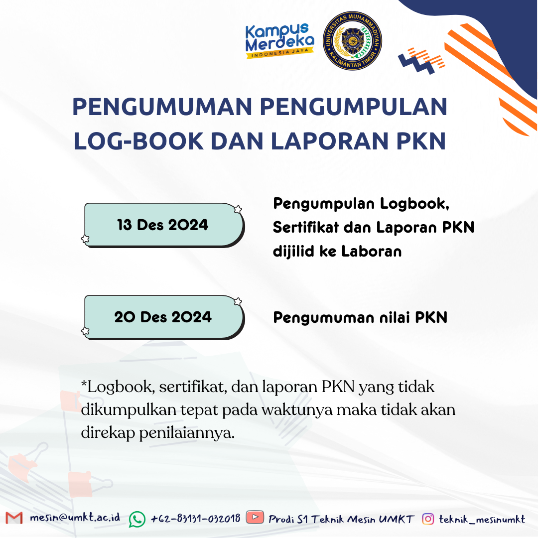 Pengumuman Pengumpulan Laporan Hasil PKN
