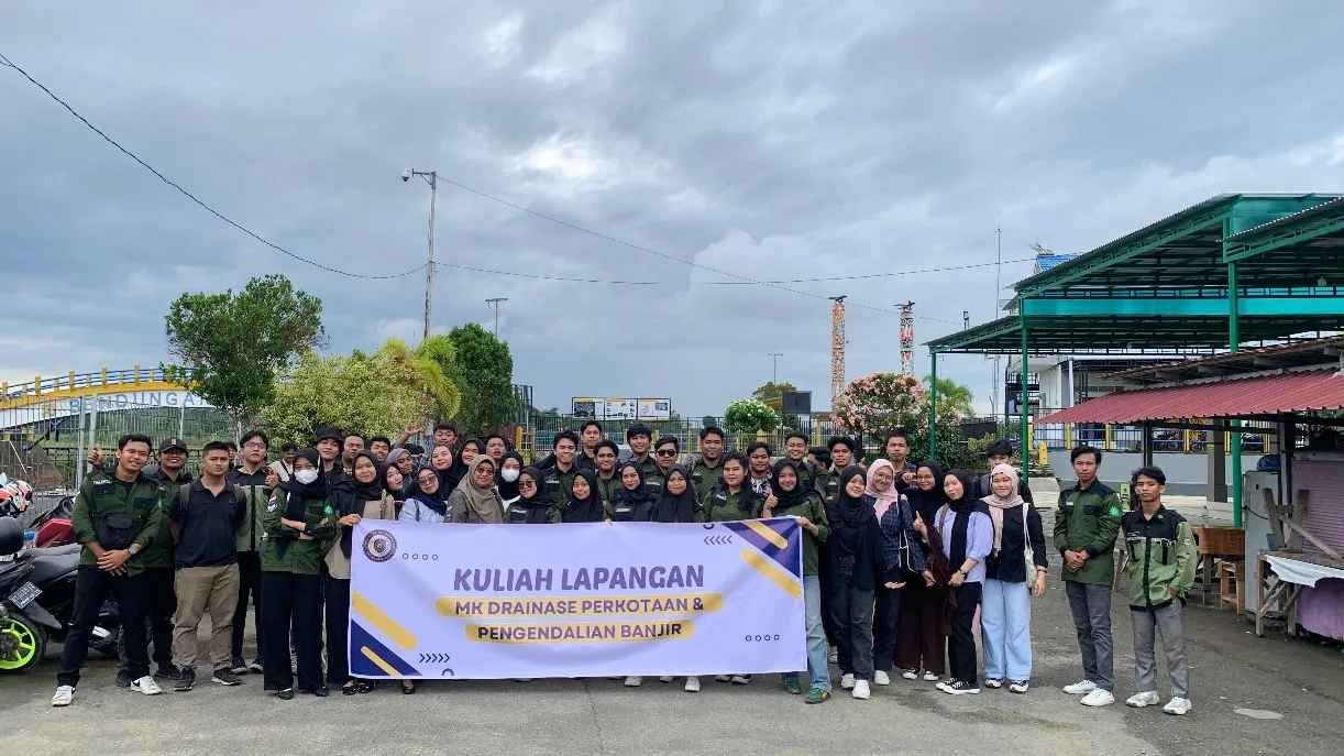 Mahasiswa Teknik Sipil UMKT Lakukan Kunjungan Lapangan ke Bendungan Benanga Lempake