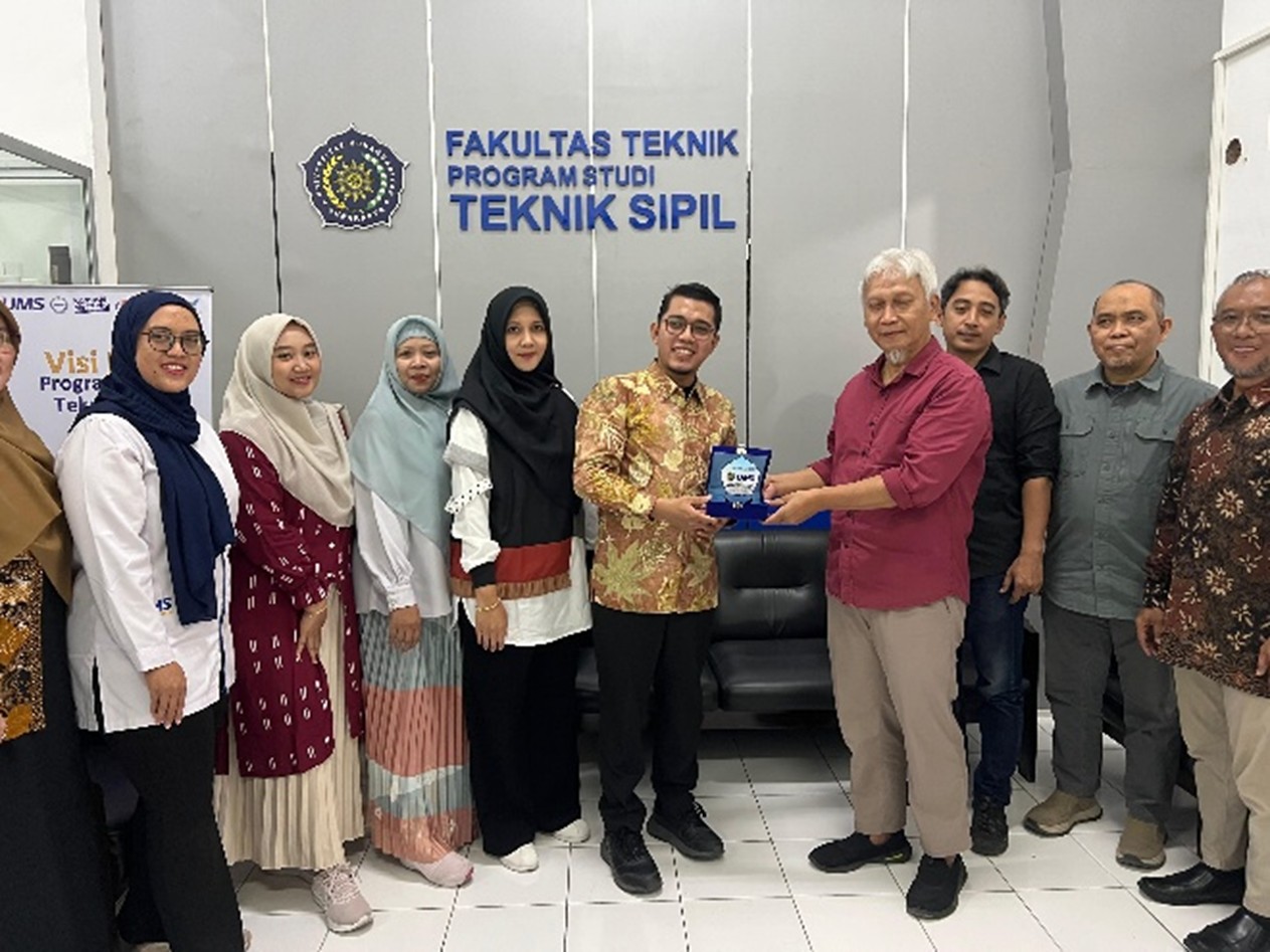 Kunjungan S1 Teknik Sipil UMKT ke Fakultas Teknik Sipil UMS