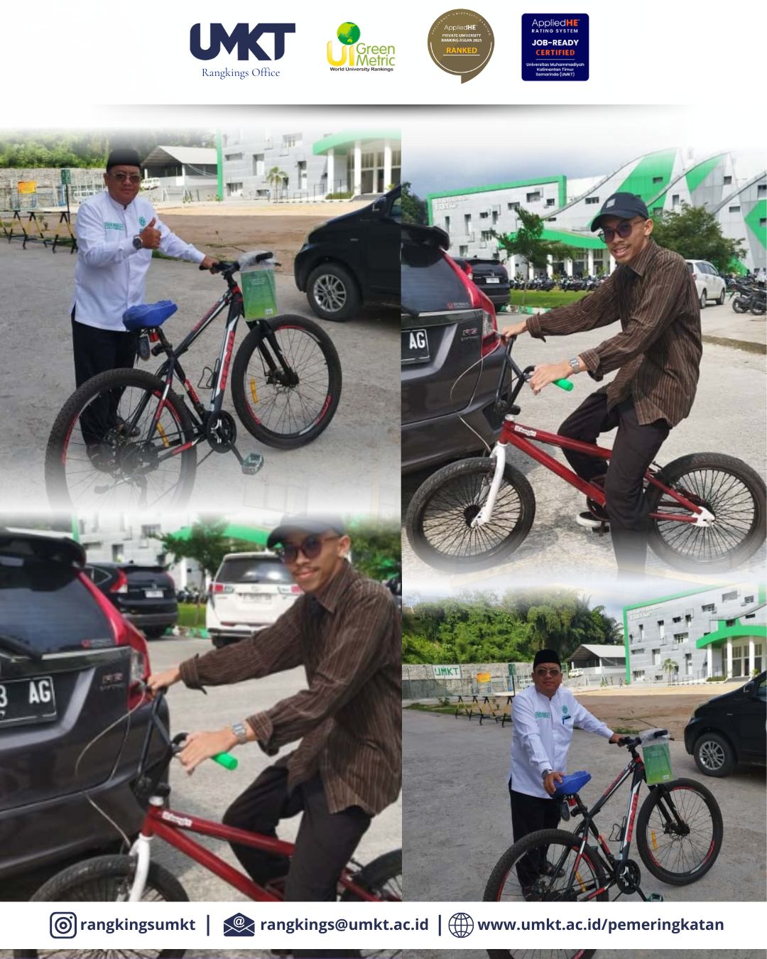 UMKT Mendorong Penggunaan Sepeda sebagai Transportasi Ramah Lingkungan dalam Upaya Pengurangan Emisi Karbon