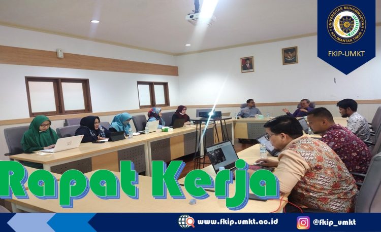 Dekan FKIP-UMKT Pimpin Rapat Kerja 2022/2023