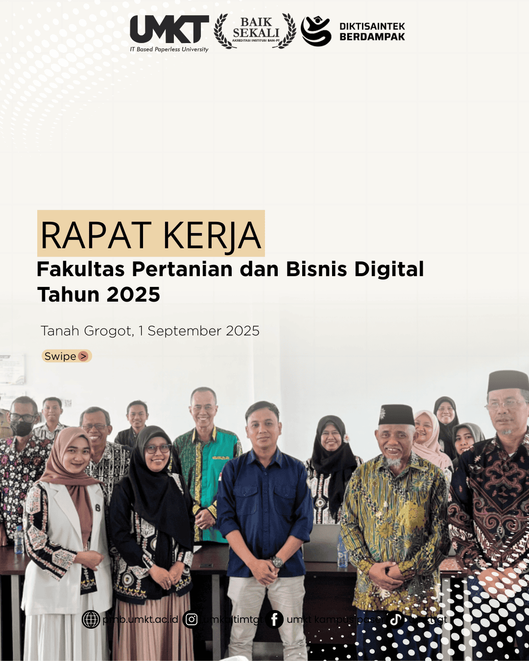 Rapat Kerja Fakultas Pertanian Dan Bisnis Digital 2025