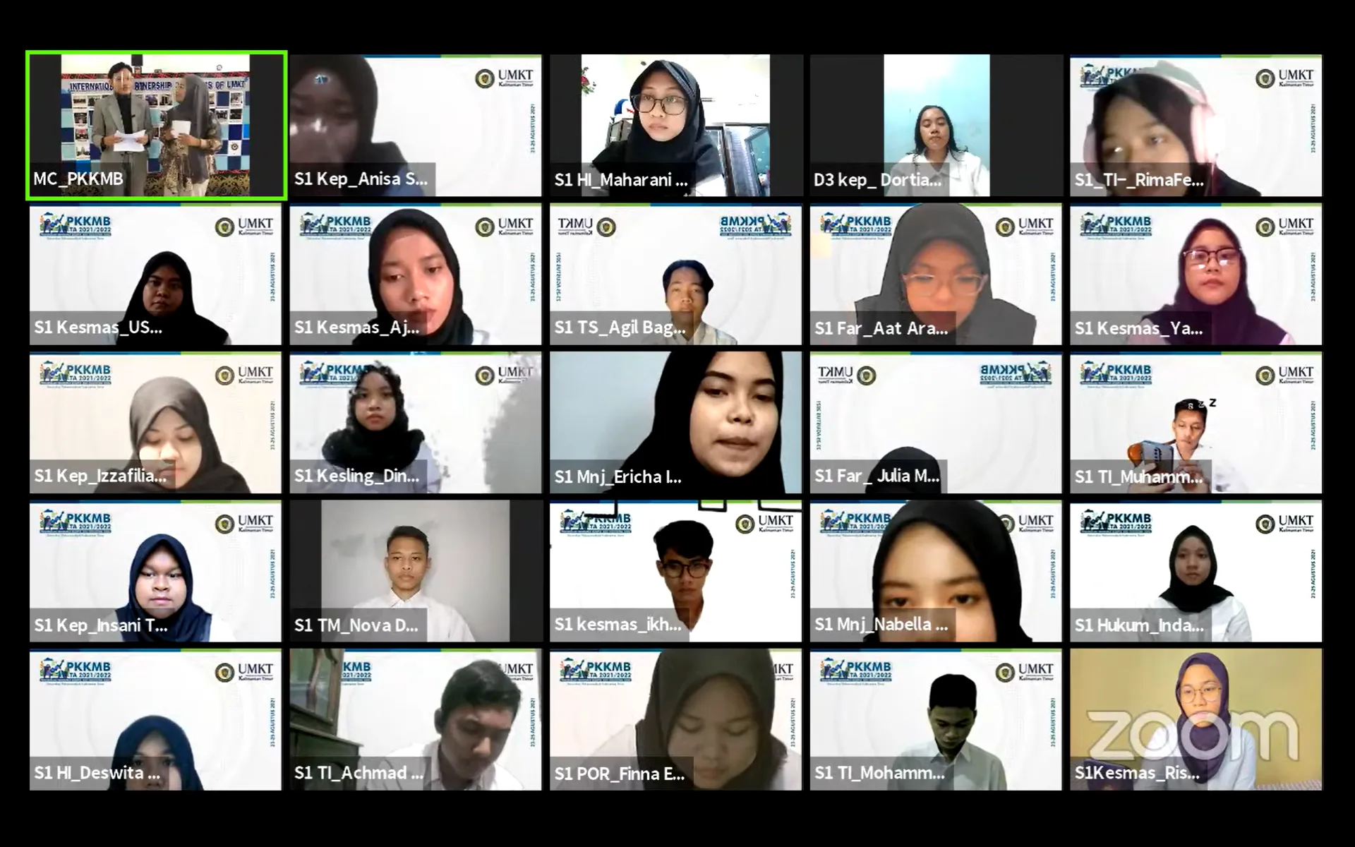 Ribuan MaBa UMKT Ikuti PKKMB Secara Online, Rektor Targetkan 2.500 Mahasiswa Terdaftar Hingga Akhir Pendaftaran