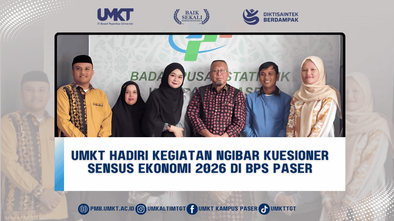 UMKT Hadiri Kegiatan Ngibar Kuesioner Sensus Ekonomi 2026 di BPS Paser
