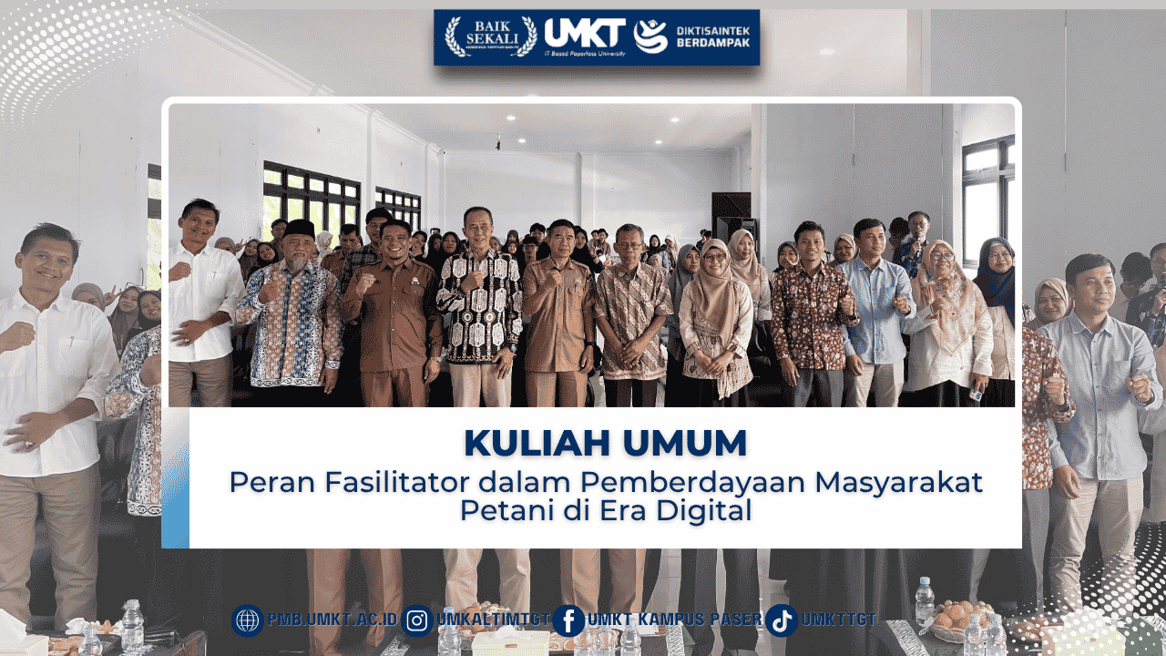 Kuliah Umum FPBD UMKT Bahas Peran Fasilitator dalam Pemberdayaan Petani di Era Digital
