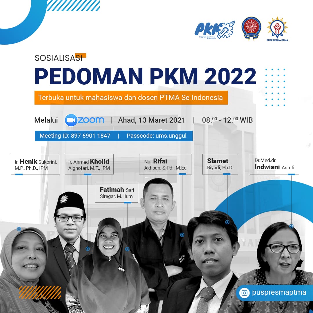 SOSIALISASI PEDOMAN PKM 2022
