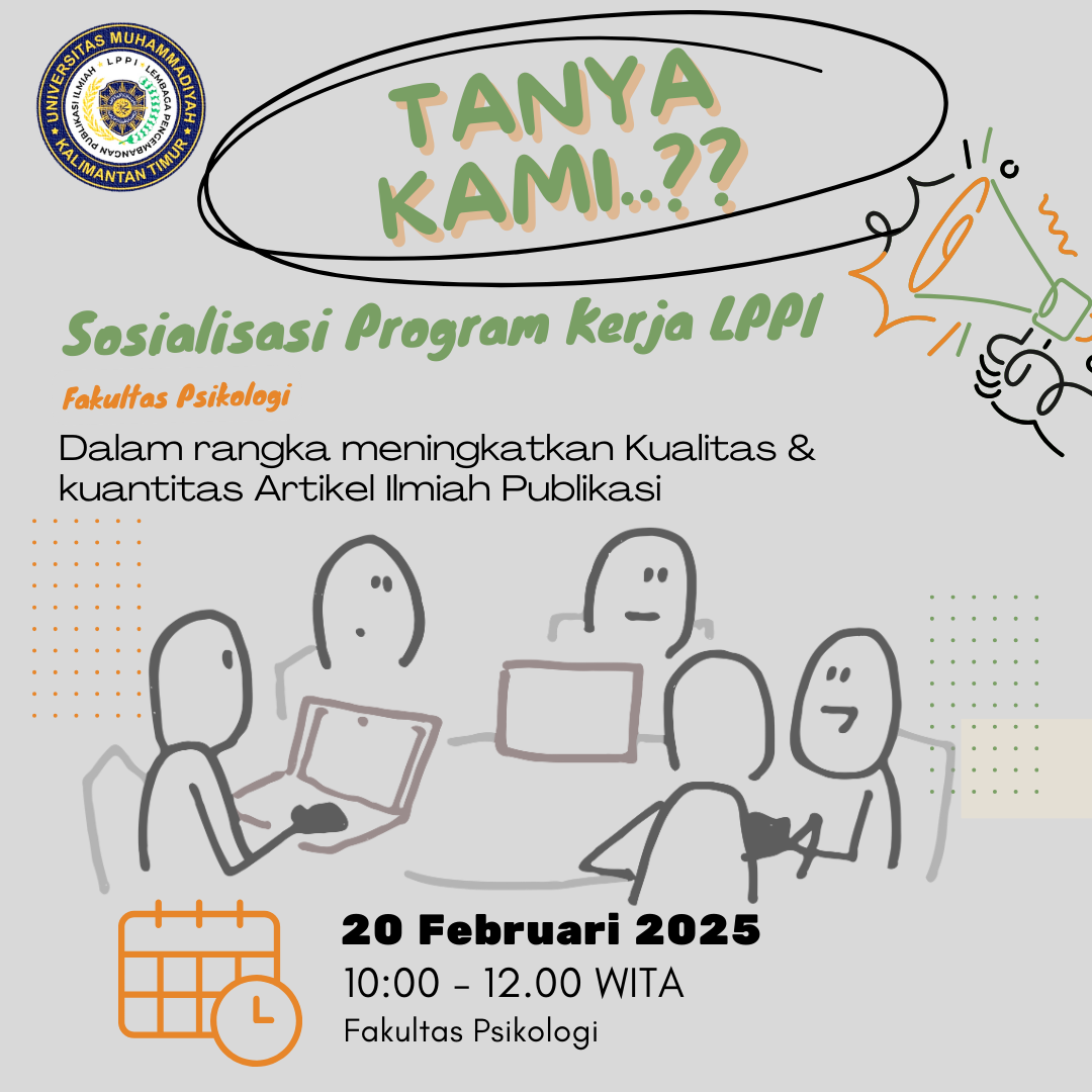 Sosialisasi Program Kerja LPPI "TANYA KAMI LPPI" Fakultas Psikologi