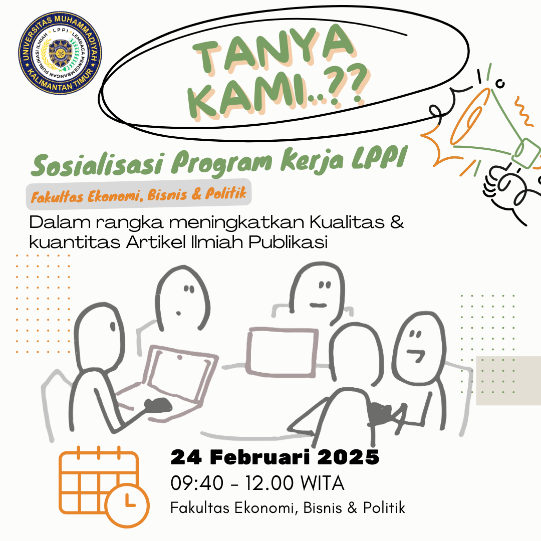 Sosialisasi Program Kerja LPPI "TANYA KAMI LPPI" Fakultas Ekonomi, Bisnis & Politik