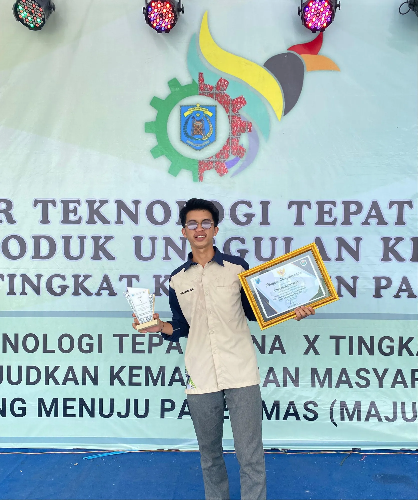Fiqri Jauhari Rizal, Mahasiswa UMKT Paser Raih Juara 1 Kategori Inovasi TTG Kalimantan Timur