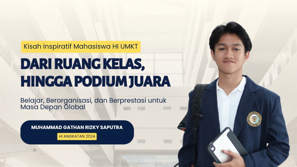 Mahasiswa HI UMKT Berprestasi: Kisah Muhammad Gathan Rizky Saputra dari Ruang Kelas hingga Juara Boxing