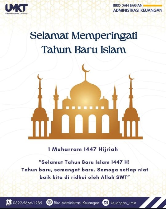 SELAMAT MEMPERINGATI TAHUN BARU ISLAM 1447 HIJRIAH