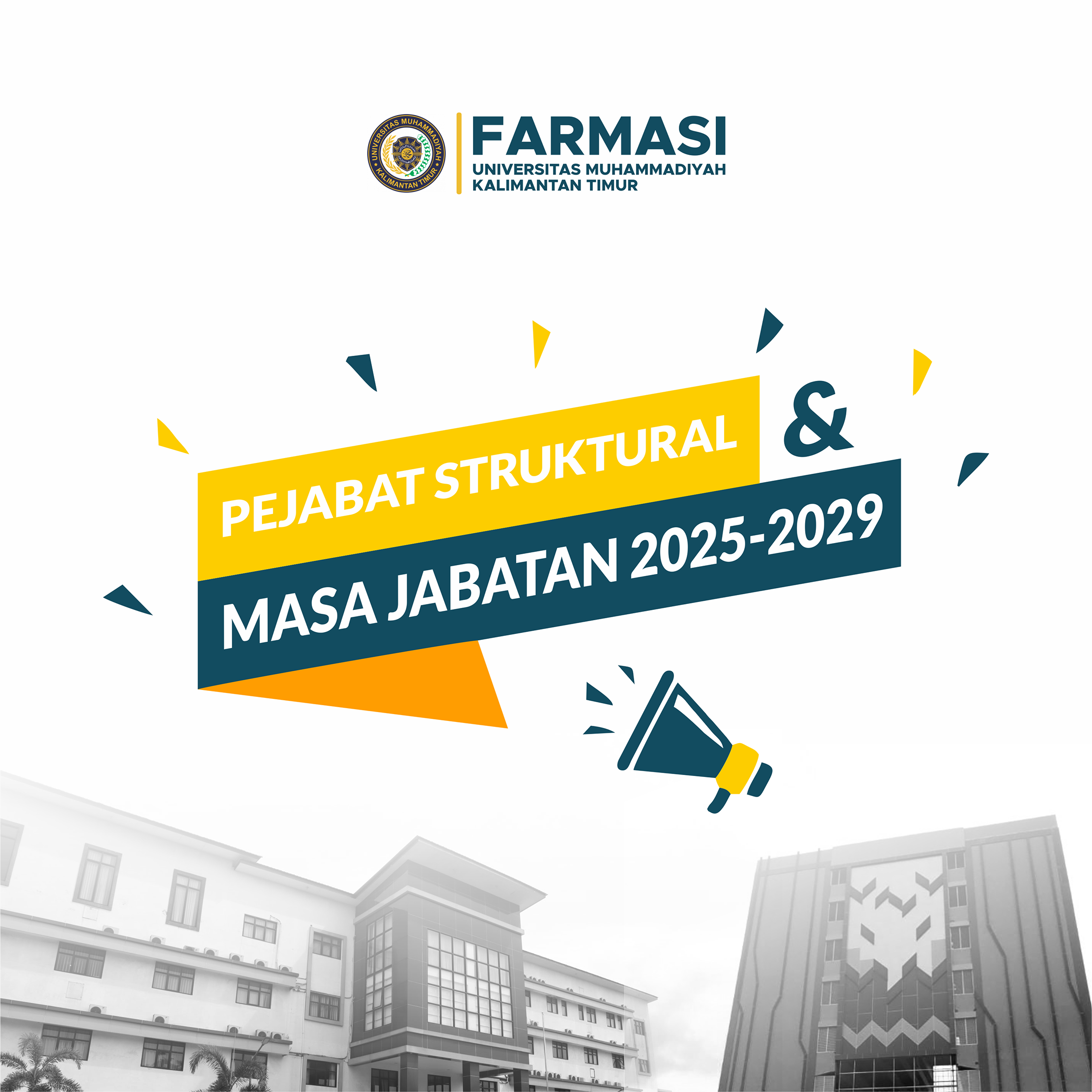 Rektor UMKT Tetapkan Pejabat Struktural Masa Jabatan 2025-2029, Dua Dosen Farmasi Dipercaya di Tingkat Universitas
