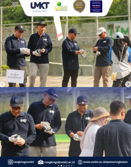 Hijaukan kampus dengan kegiatan penanaman pohon bersama