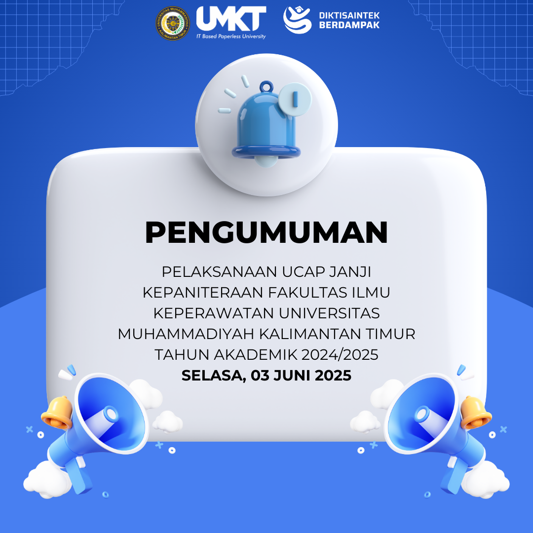 PENGUMUMAN PELAKSANAAN UCAP JANJI KEPANITERAAN PROGRAM STUDI S1 KEPERAWATAN