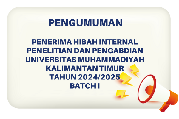 Pengumuman Penerima Hibah Internal Tahun 2024/2025 BATCH I
