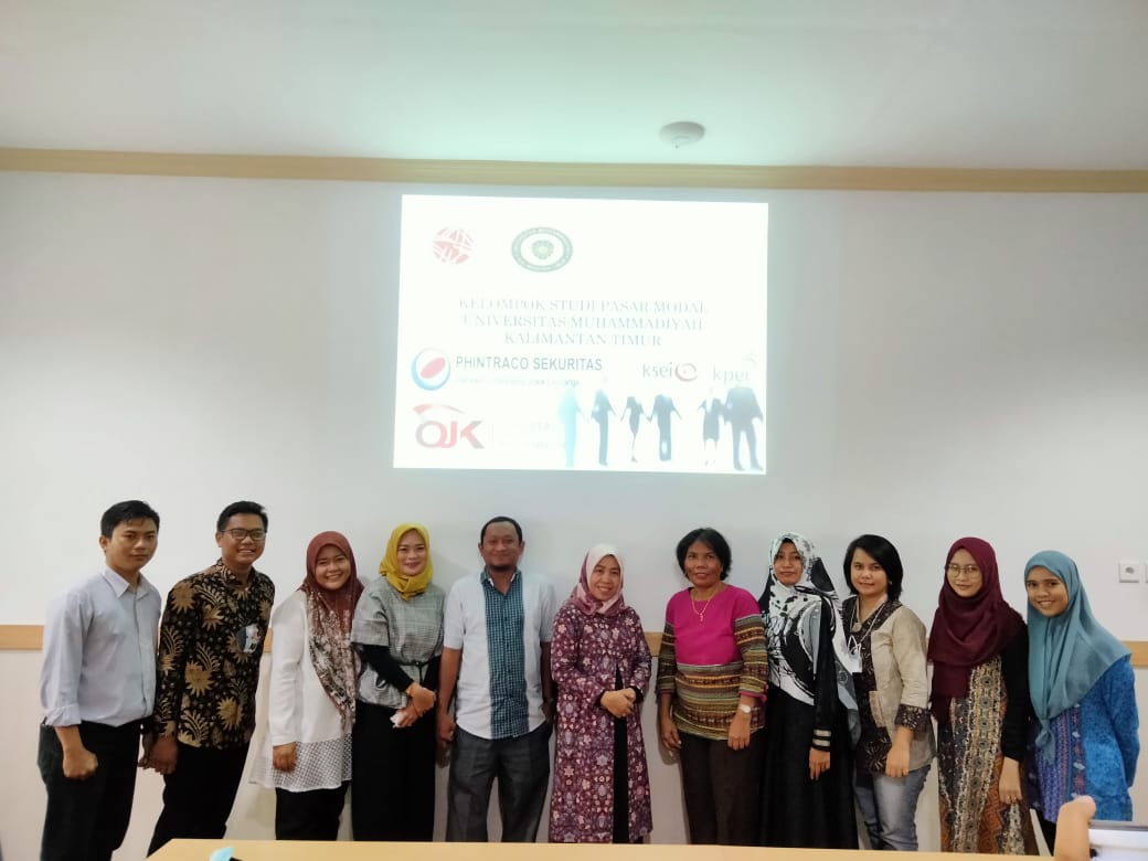 Kunjungan Dekan Fakultas Ekonomi Universitas Trunajaya Bontang ke Galery Bursa Efek Universitas Muhammadiyah Kalimantan Timur