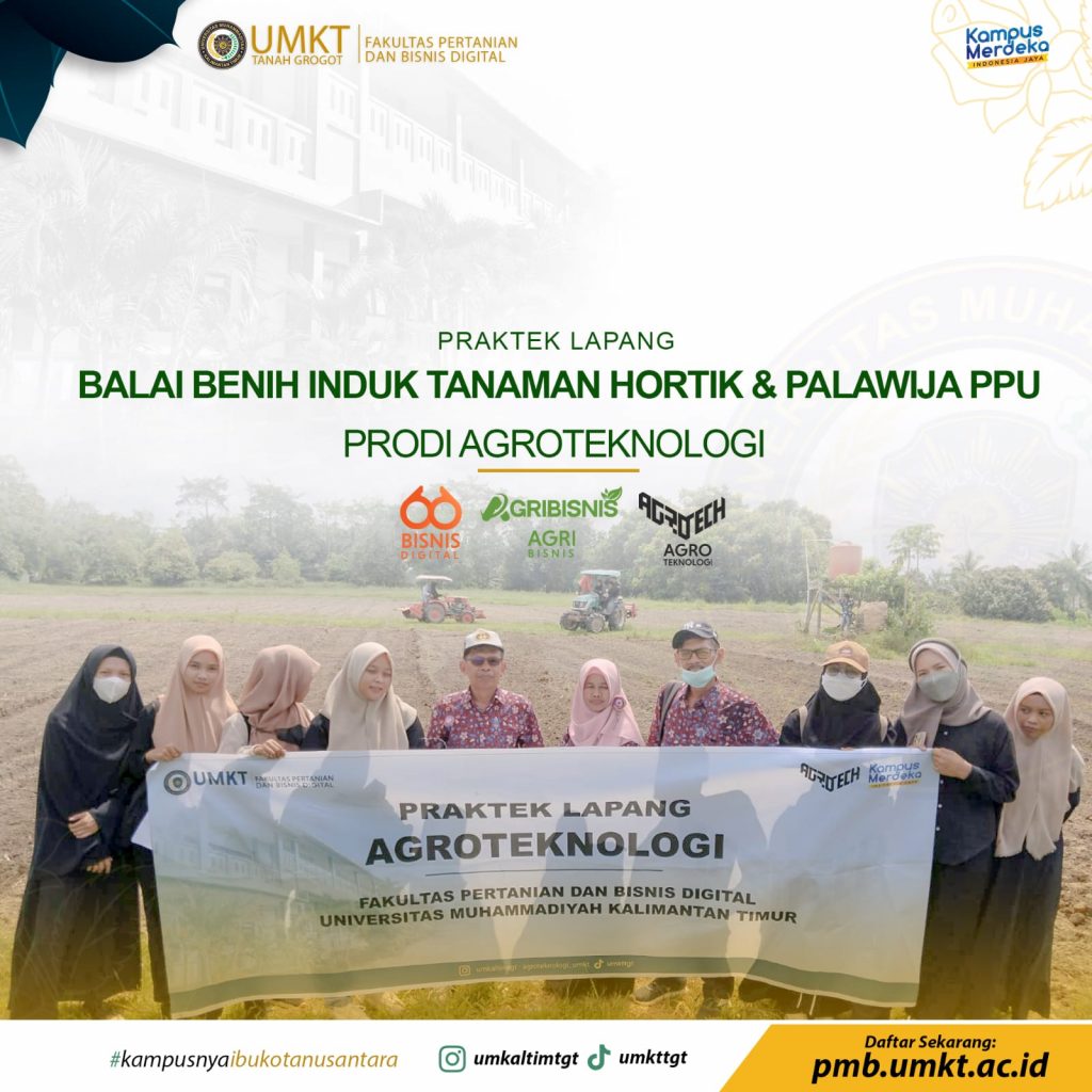 Agroteknologi belajar ke Balai Benih Induk Utama Palawija dan Hortikultura, PPU