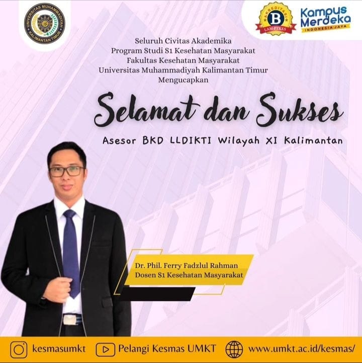 Dosen Prodi S1 Kesehatan Masyarakat sebagai Asesor BKD LLDIKTI Wilayah XI Kalimantan