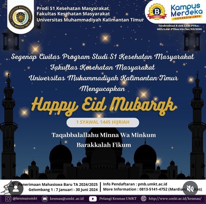 Happy Eid Mubarak 1445 Hijriyah