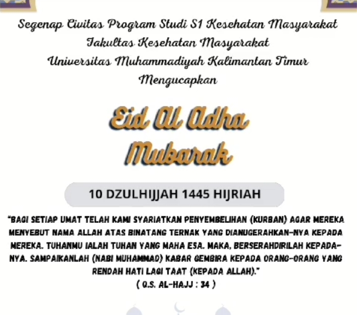 Happy Eid Al Adha Mubarak 1445 Hijriah