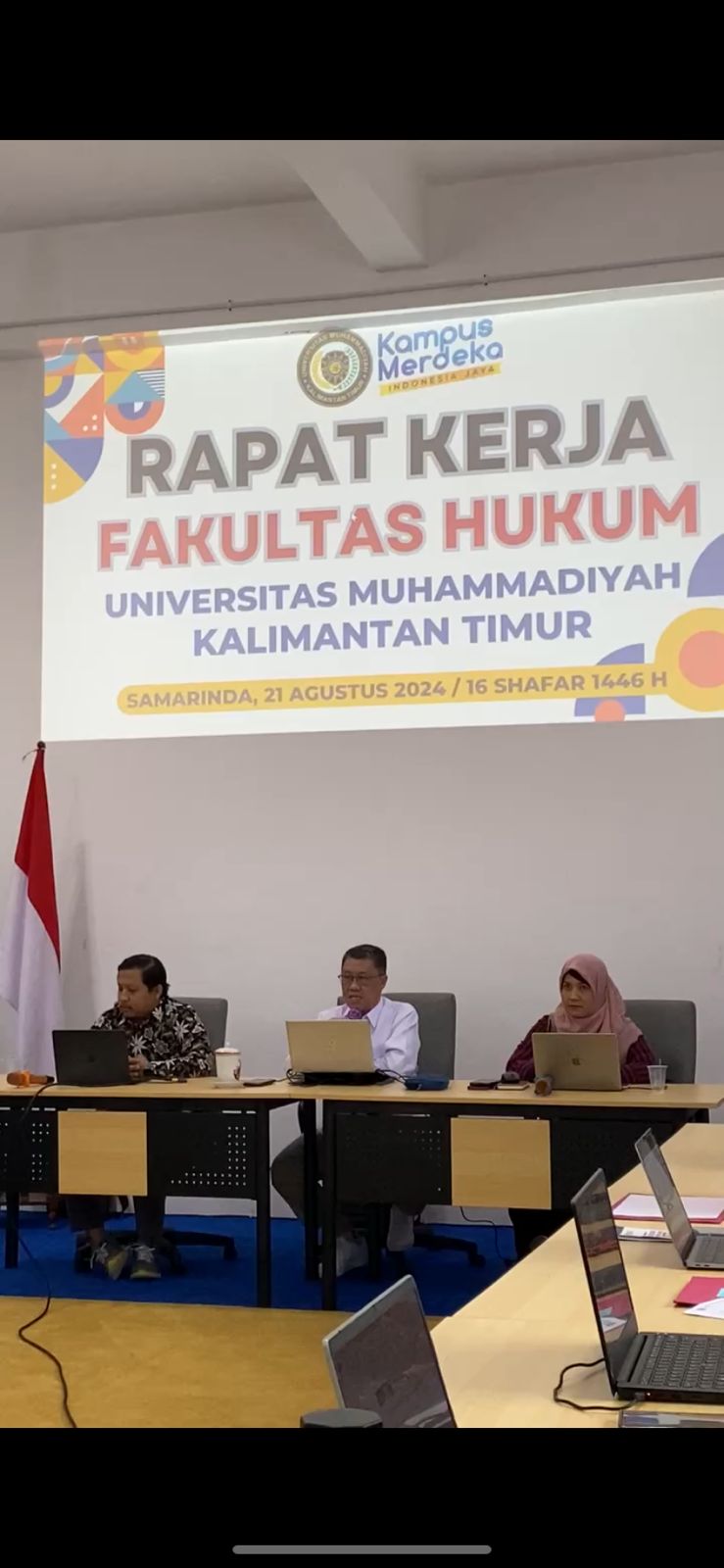 Rapat Kerja Fakultas Hukum UMKT Tahun 2024
