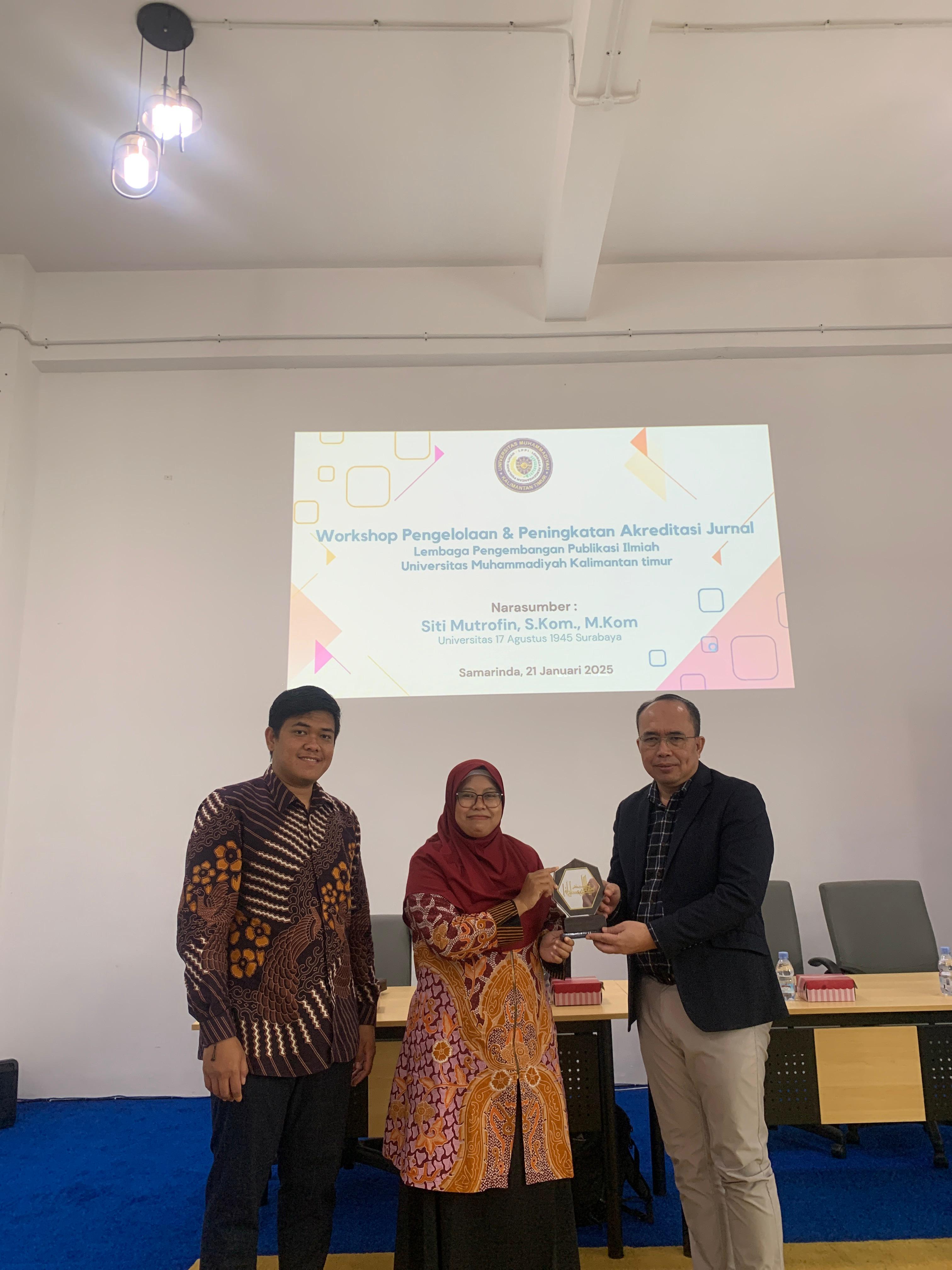 Workshop Pengelolaan dan Peningkatan Akreditasi Jurnal