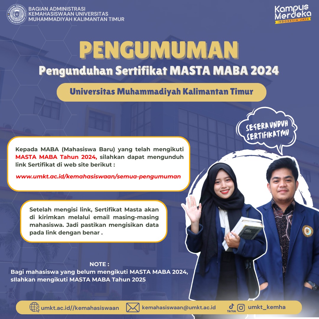 SERTIFIKAT MASTA MABA TAHUN 2024