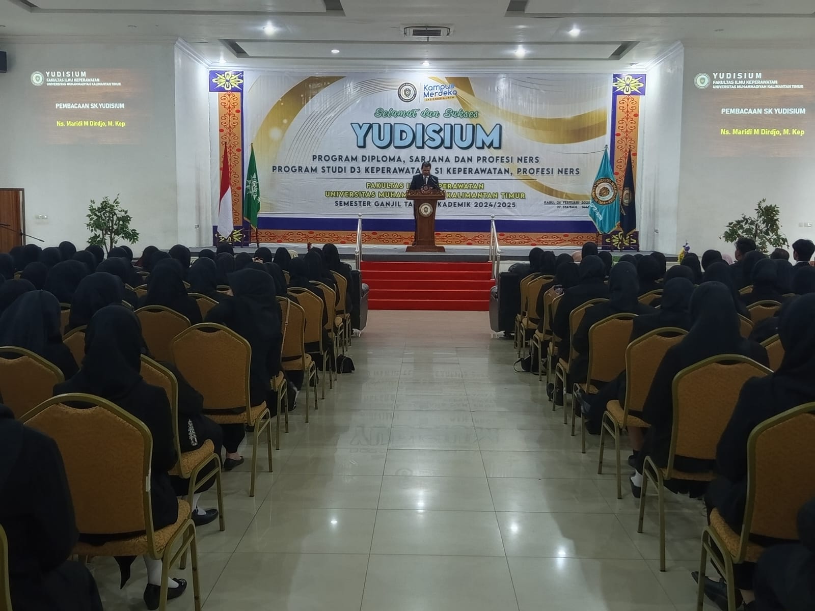 FAKULTAS ILMU KEPERAWATAN (FIK) UMKT GELAR ACARA YUDISIUM PERIODE SEMESTER GANJIL TAHUN AKADEMIK 2024/2025