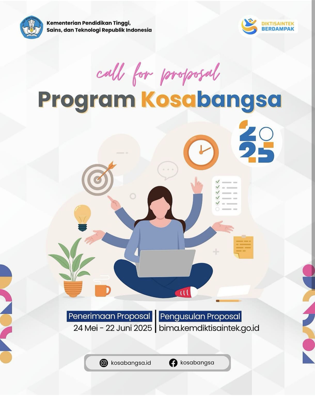 📢 PENGUMUMAN PENERIMAAN PROPOSAL PROGRAM KOSABANGSA TAHUN ANGGARAN 2025