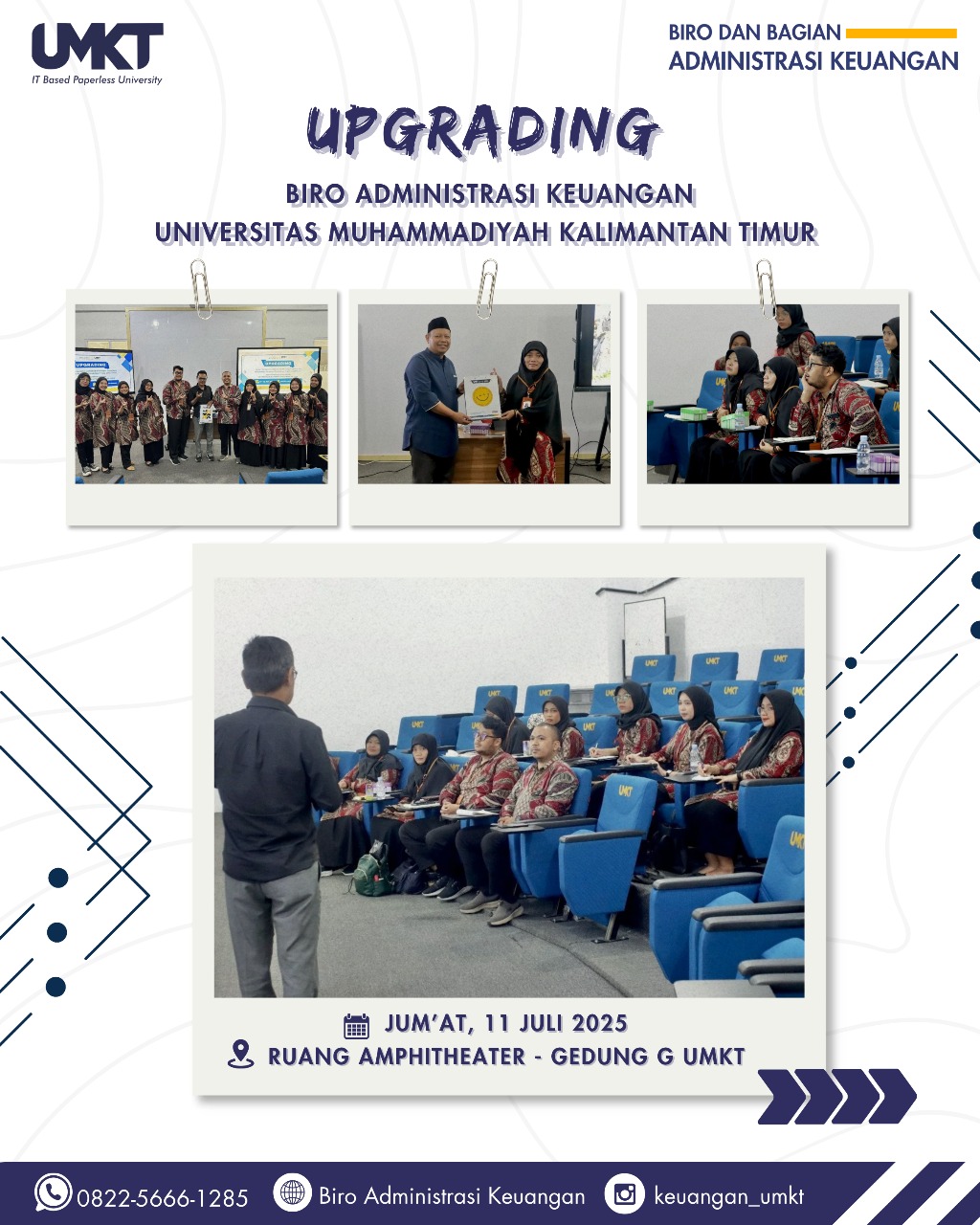 Upgrading Mutu Tata Kelola dan Mitigasi Risiko Biro Administrasi Keuangan UMKT 2025