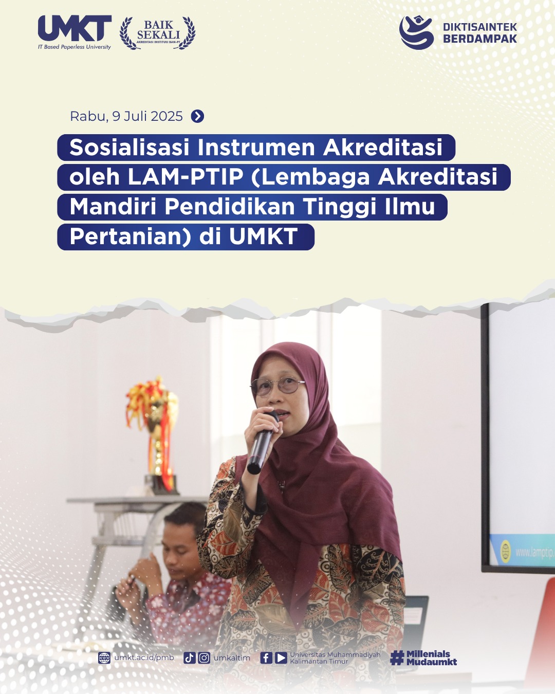 KEGIATAN SOSIALISASI LAM-PTIP