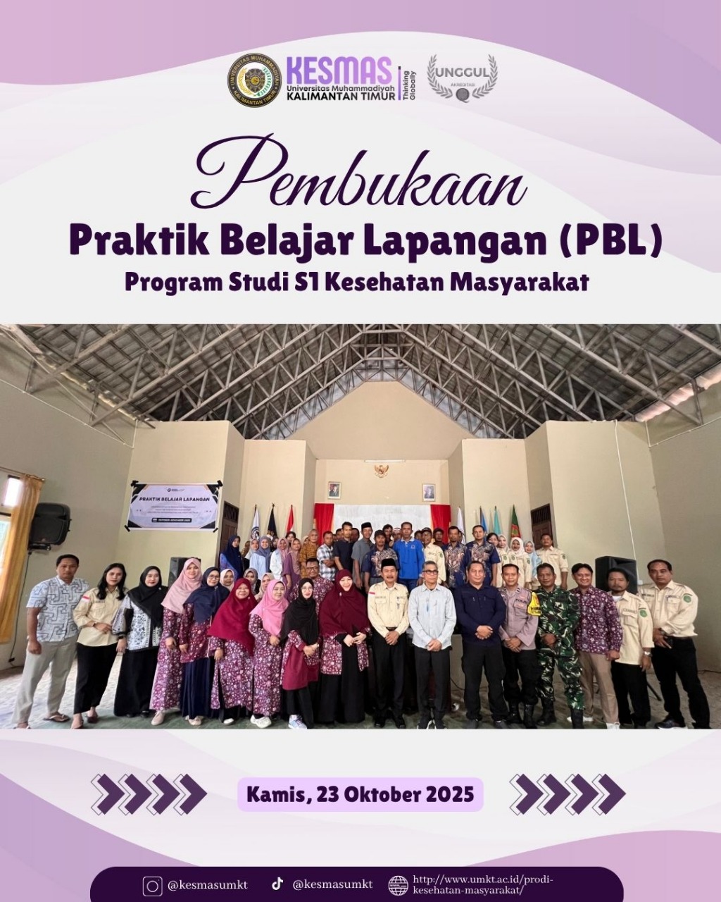 PEMBUKAAN PRAKTIK BELAJAR LAPANGAN