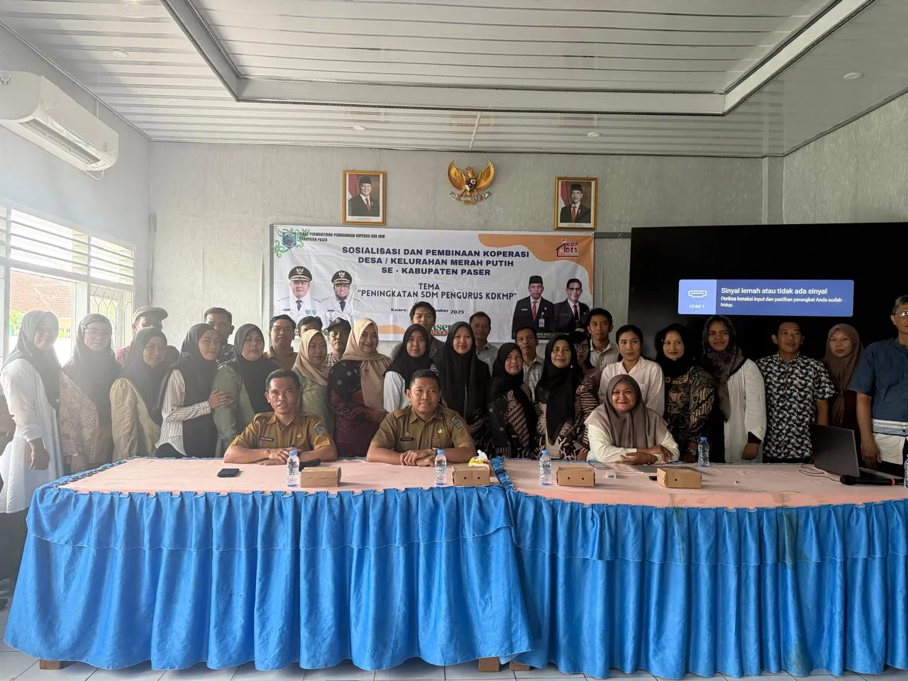 SOSIALISASI DAN PEMBINAAN KOPERASI DESA/KELURAHAN MERAH PUTIH SE-KABUPATEN PASER