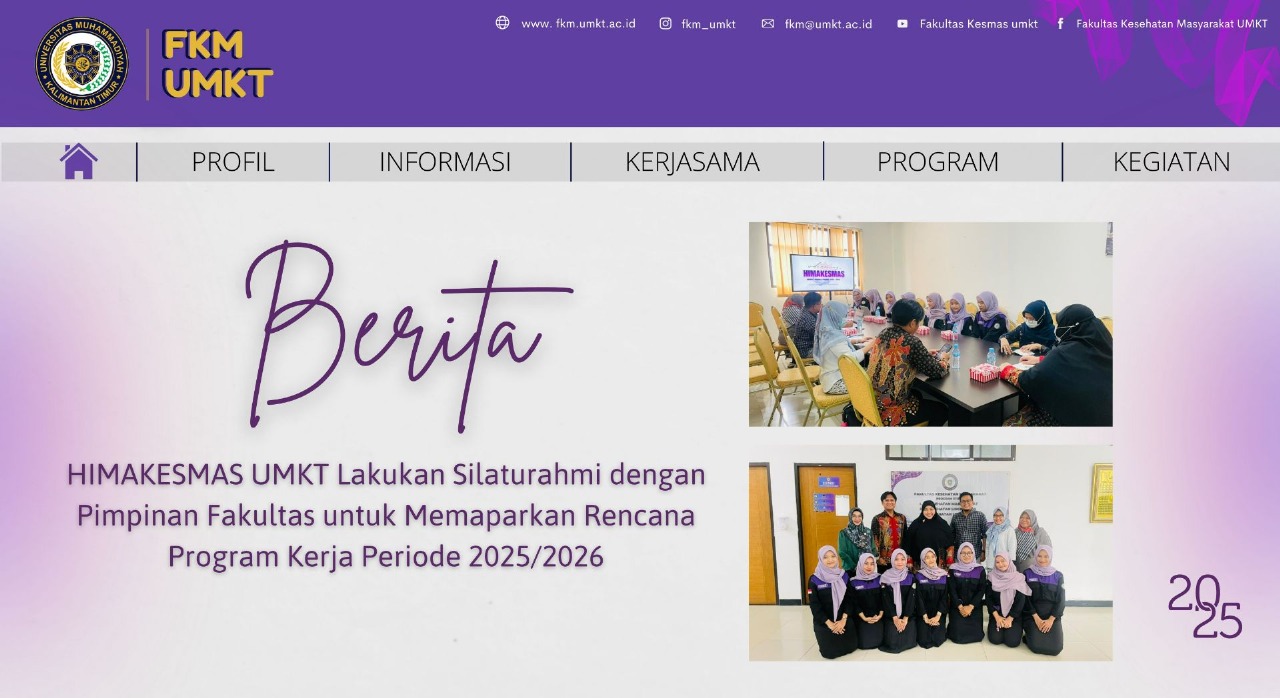 HIMAKESMAS UMKT Lakukan Silaturahmi dengan Pimpinan Fakultas untuk Memaparkan Rencana Program Kerja Periode 2025/2026