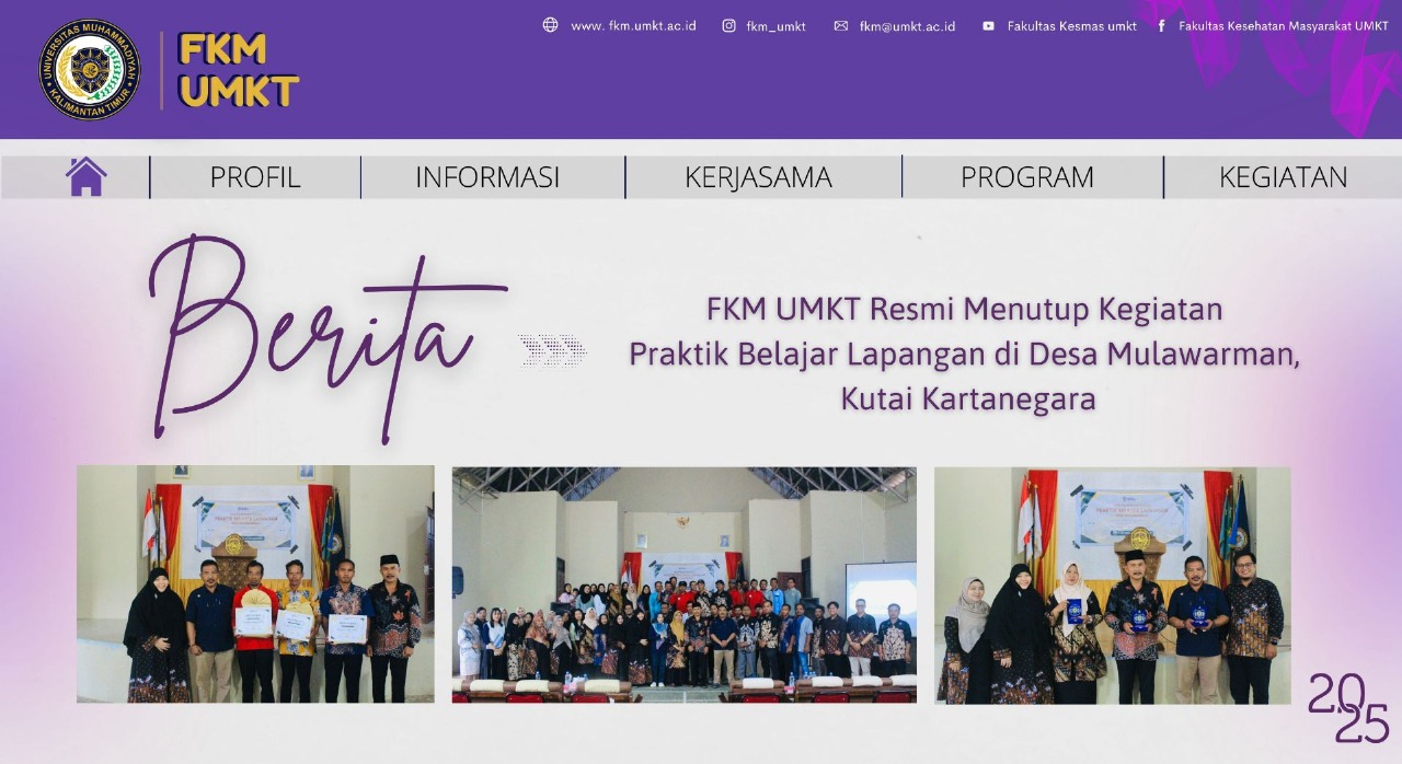 FKM UMKT Resmi Menutup Kegiatan Praktik Belajar Lapangan di Desa Mulawarman, Kutai Kartanegara