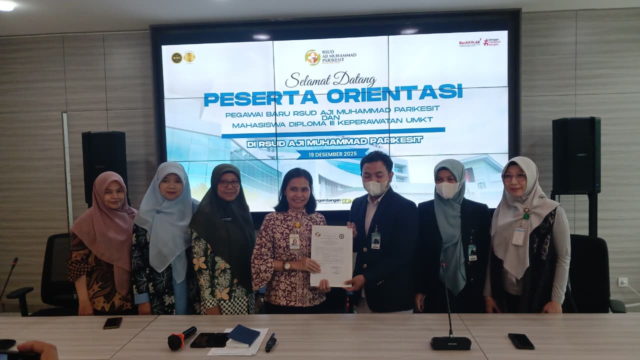 Mahasiswa Prodi D-III Keperawatan UMKT Laksanakan Orientasi dan Serah Terima Praktik Klinik di RSUD A.M. Parikesit Tenggarong