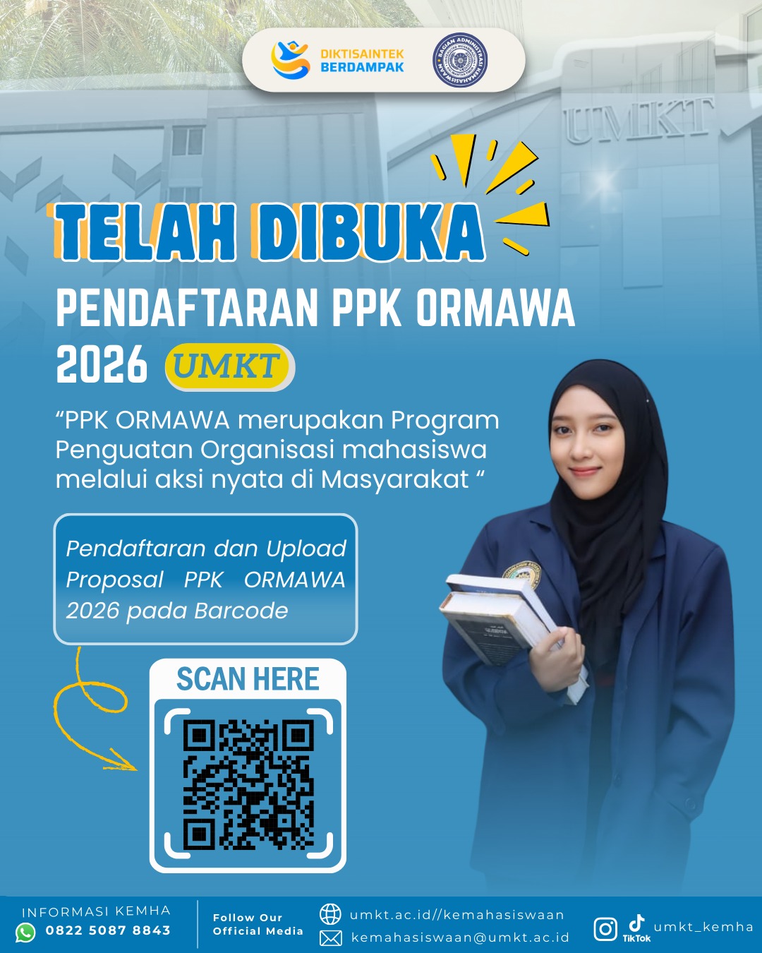 TELAH DIBUKA! Pendaftaran PPK ORMAWA 2026