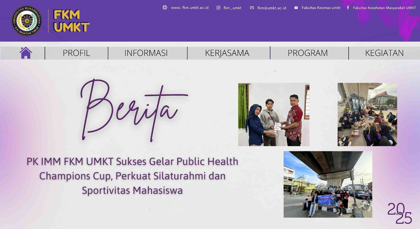 Kolaborasi Tiga Ormawa FKM UMKT Gelar Galang Dana untuk Korban Banjir Sumatra dan Aceh