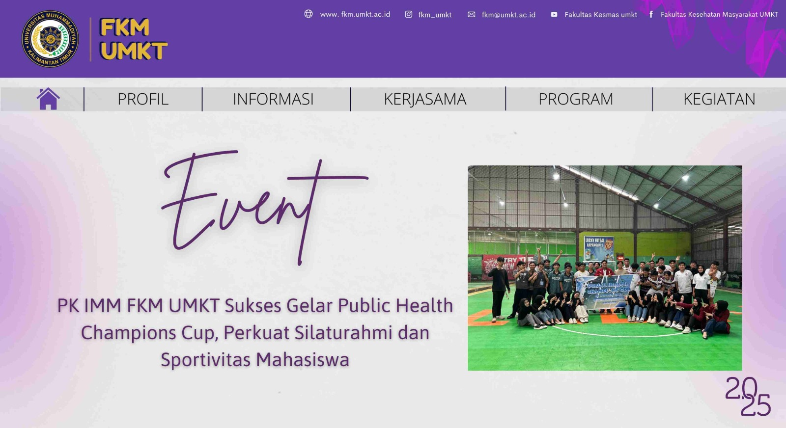PK IMM FKM UMKT Sukses Gelar Public Health Champions Cup, Perkuat Silaturahmi dan Sportivitas Mahasiswa