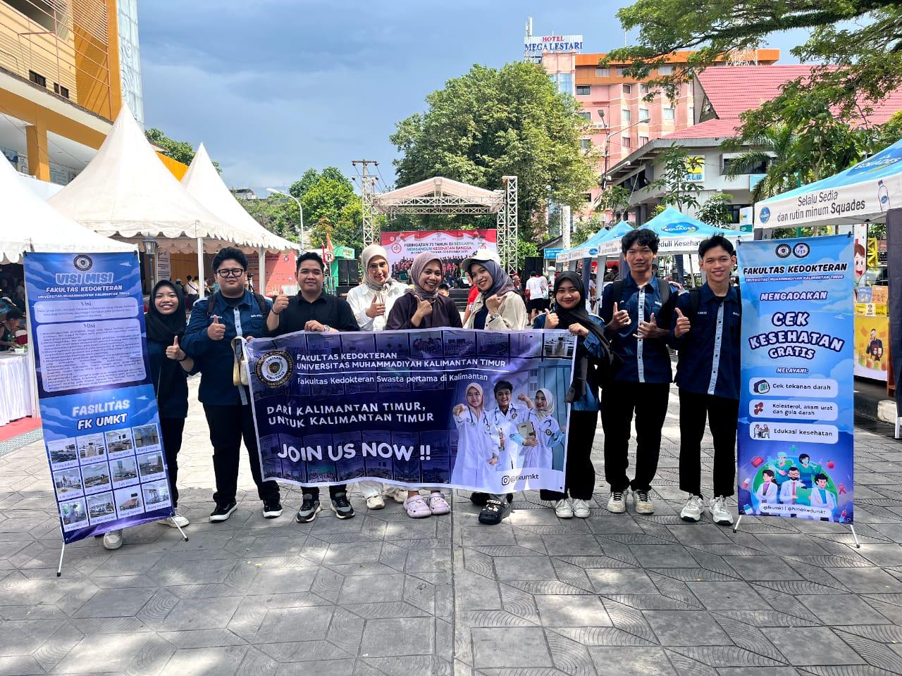 Fakultas Kedokteran UMKT Berpartisipasi dalam HUT Ikatan Dokter Indonesia melalui Pemeriksaan Kesehatan Gratis