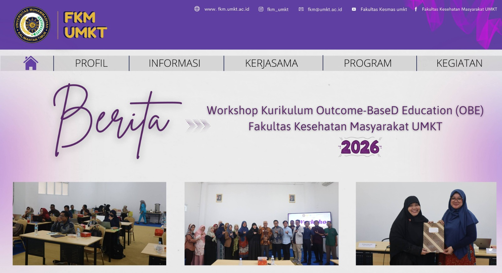 FKM UMKT Selenggarakan Workshop Kurikulum Outcome-Based Education (OBE)