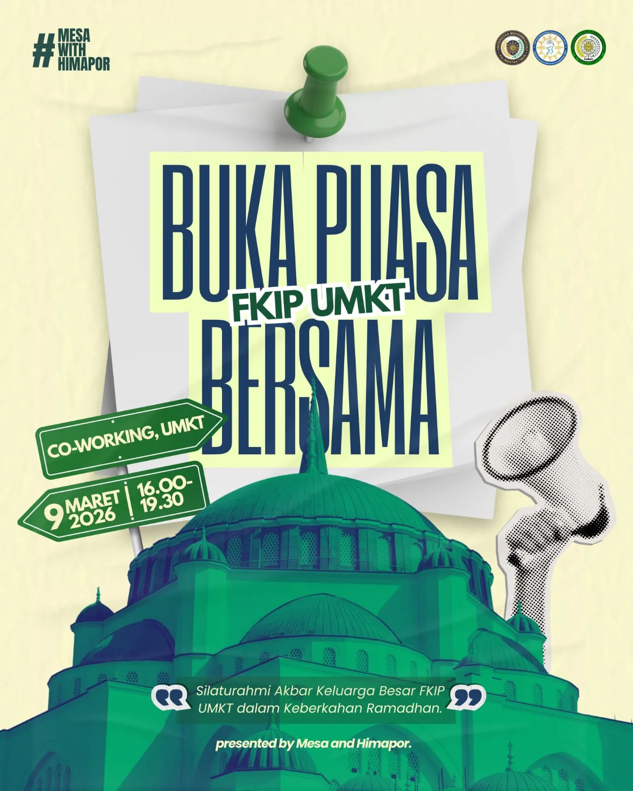 Buka Puasa Bersama Keluarga Besar FKIP UMKT