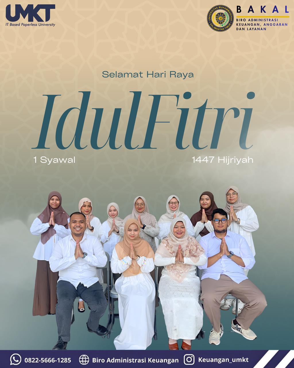 Selamat Merayakan Hari Raya Idul Fitri 1447 H/2026 M