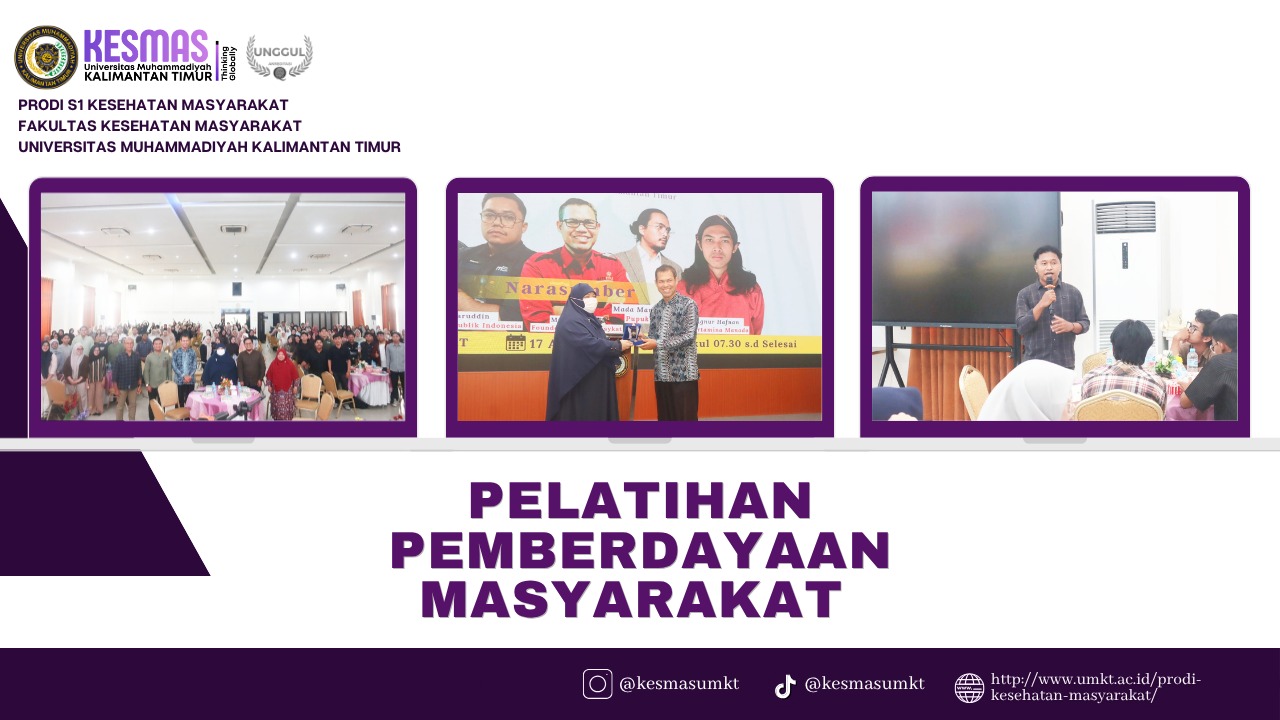 Tak Sekadar Belajar, Mahasiswa Prodi Kesehatan Masyarakat FKM UMKT Disiapkan Jadi Penggerak Pemberdayaan melalui Pelatihan Pemberdayaan Masyarakat