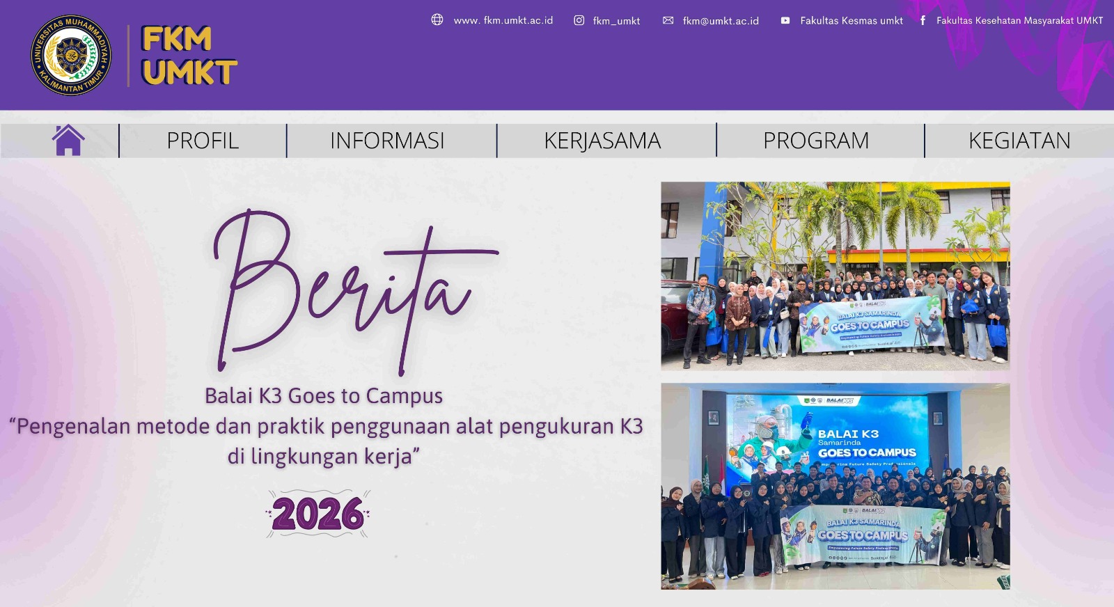 Balai K3 Goes to Campus: Pengenalan Metode dan Praktik Penggunaan Alat Pengukuran K3