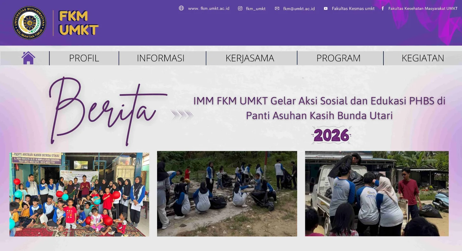 Aksi Sosial dan Edukasi PHBS Digelar di Panti Asuhan Kasih Bunda Utari